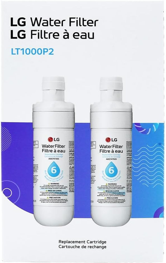 LG LT1000P2 6-Month Refrigerator Water Filter - 2 Pack - Image 2